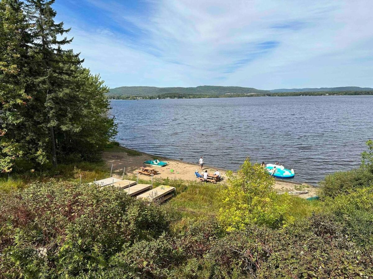 Huge Modern Chalet With Spa And Lake Access Saint-Gabriel-de-Brandon Exterior photo